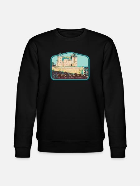 Château de Saumur, Loire Valley - Stanley/Stella CHANGER Unisex Organic Sweatshirt - black