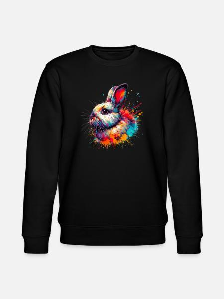 Rabbit - Stanley/Stella CHANGER Unisex Organic Sweatshirt - black