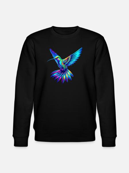 Hummingbird - Stanley/Stella CHANGER Unisex Organic Sweatshirt - black