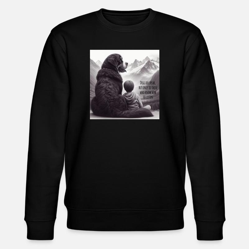 Bouvier bernois - Sweat bio CHANGER Stanley/Stella Unisexe - noir