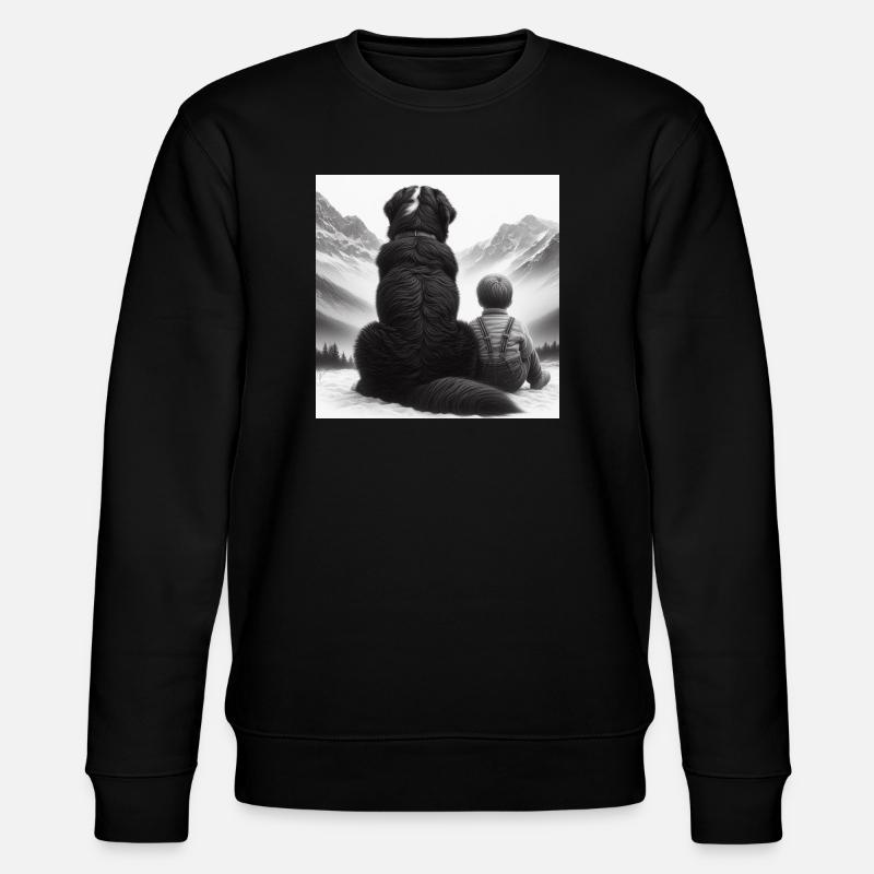Berner Sennenhund - Stanley/Stella Unisex Bio-Sweatshirt CHANGER  - Schwarz