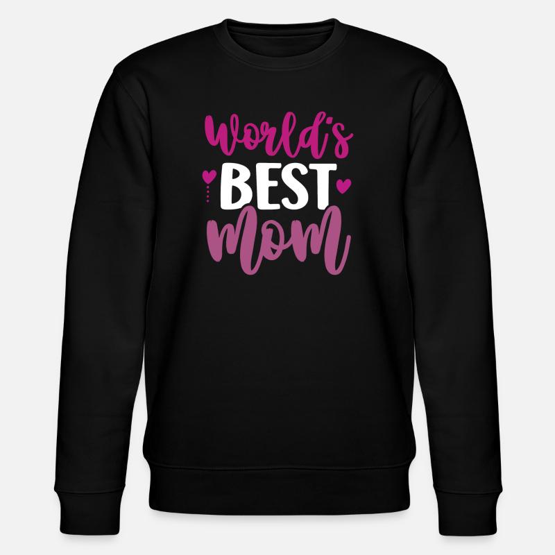 Die beste Mutter der Welt - Stanley/Stella Unisex Bio-Sweatshirt CHANGER  - Schwarz