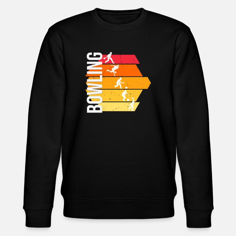 Bowling - Stanley/Stella Unisex Bio-Sweatshirt CHANGER  - Schwarz