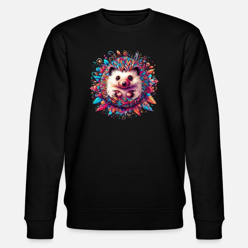 Igel - Stanley/Stella Unisex Bio-Sweatshirt CHANGER - Schwarz