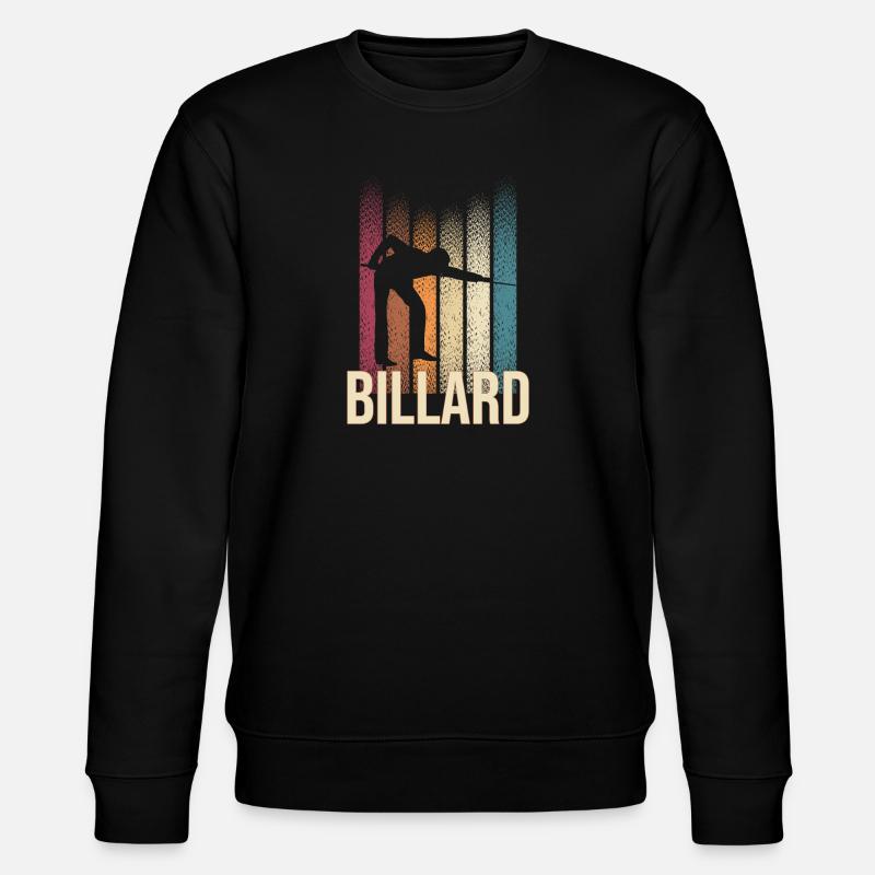 Billard - Stanley/Stella Unisex Bio-Sweatshirt CHANGER  - Schwarz