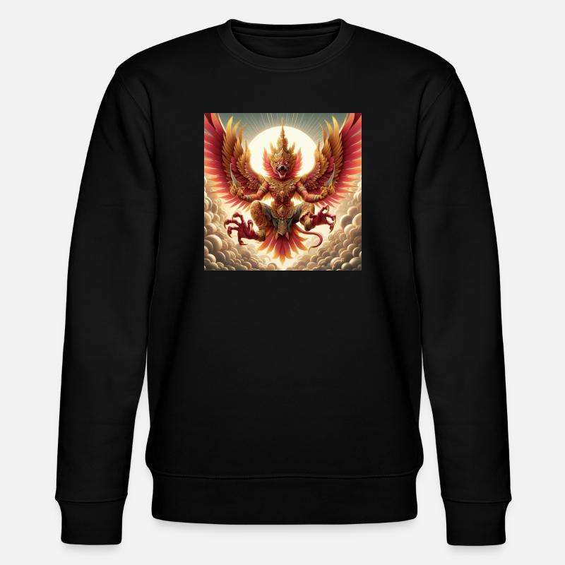 Garuda - Stanley/Stella Unisex Bio-Sweatshirt CHANGER  - Schwarz