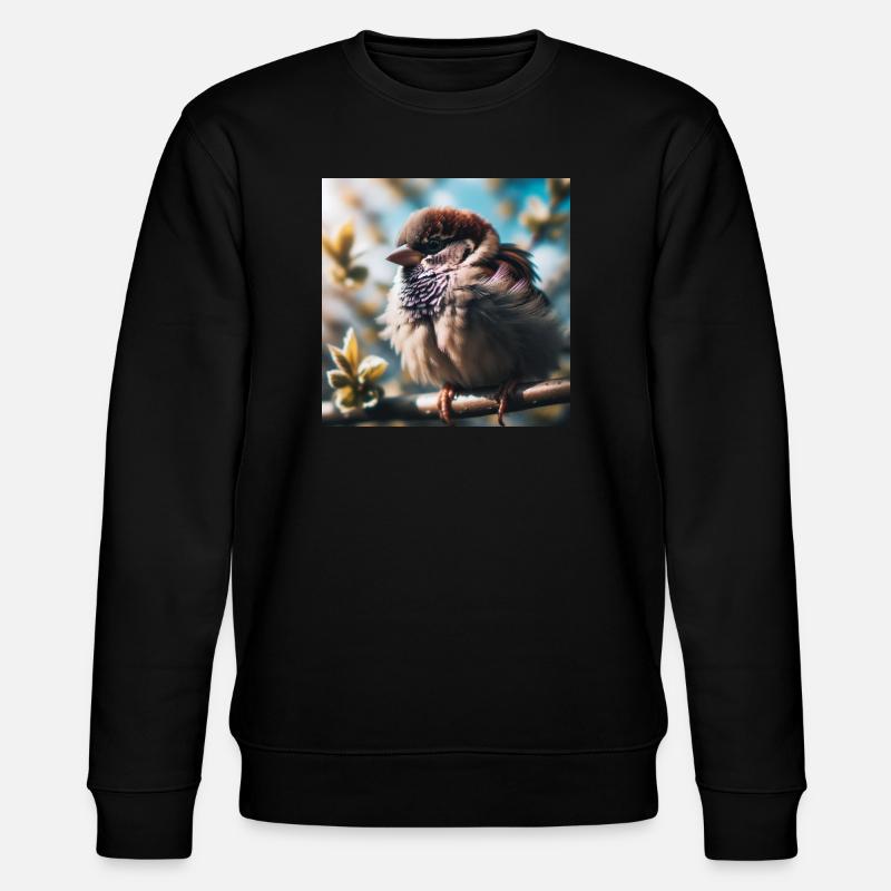 Spatz - Stanley/Stella Unisex Bio-Sweatshirt CHANGER  - Schwarz