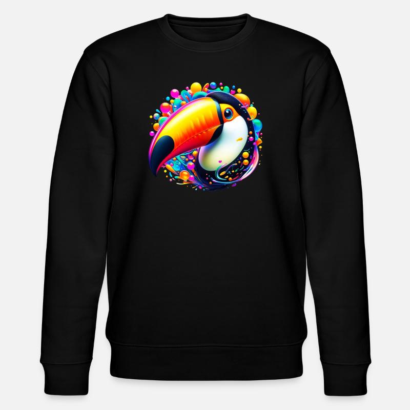 Toucan - Sweat bio CHANGER Stanley/Stella Unisexe - noir