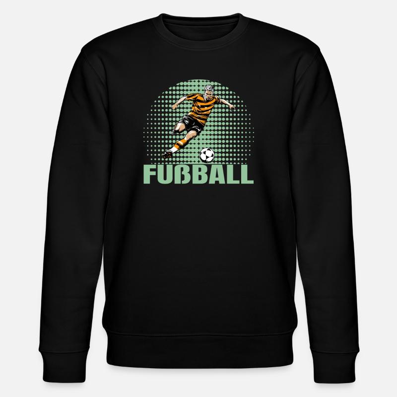 Fußball - Stanley/Stella Unisex Bio-Sweatshirt CHANGER  - Schwarz