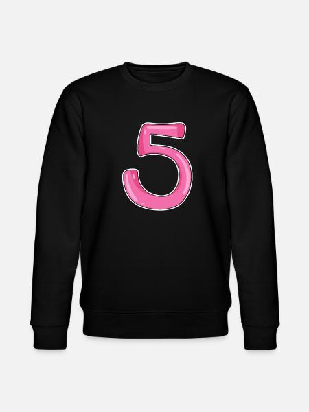 Five Number Number 5 - Stanley/Stella CHANGER Unisex Organic Sweatshirt - black