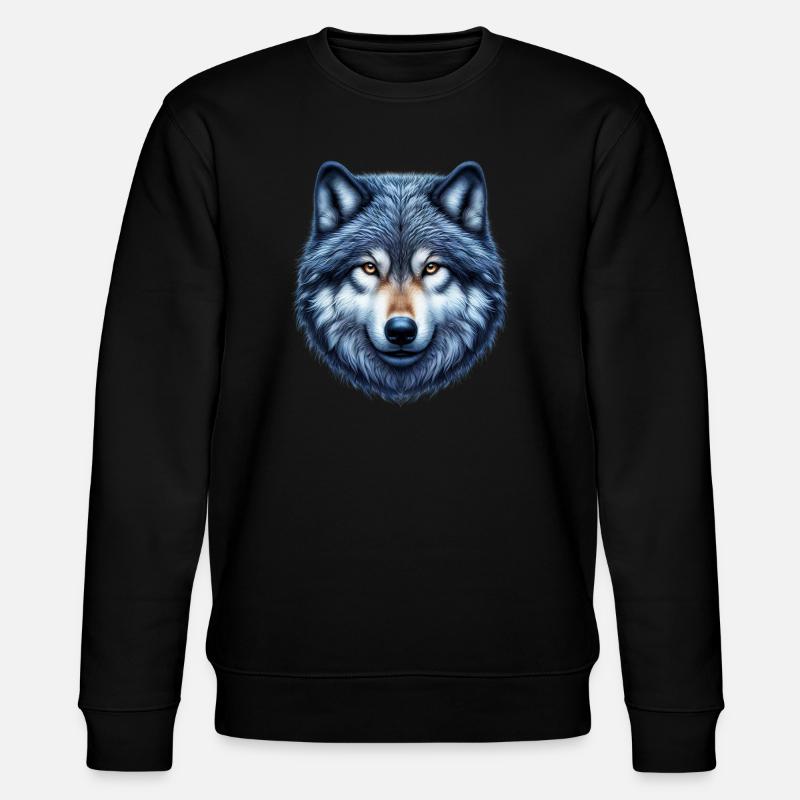 Loup - Sweat bio CHANGER Stanley/Stella Unisexe - noir