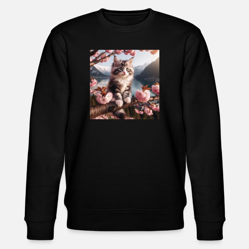 Chiot Maine Coon Chat - Sweat bio CHANGER Stanley/Stella Unisexe - noir