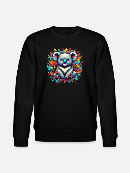 Koala - Stanley/Stella CHANGER Unisex Organic Sweatshirt - black