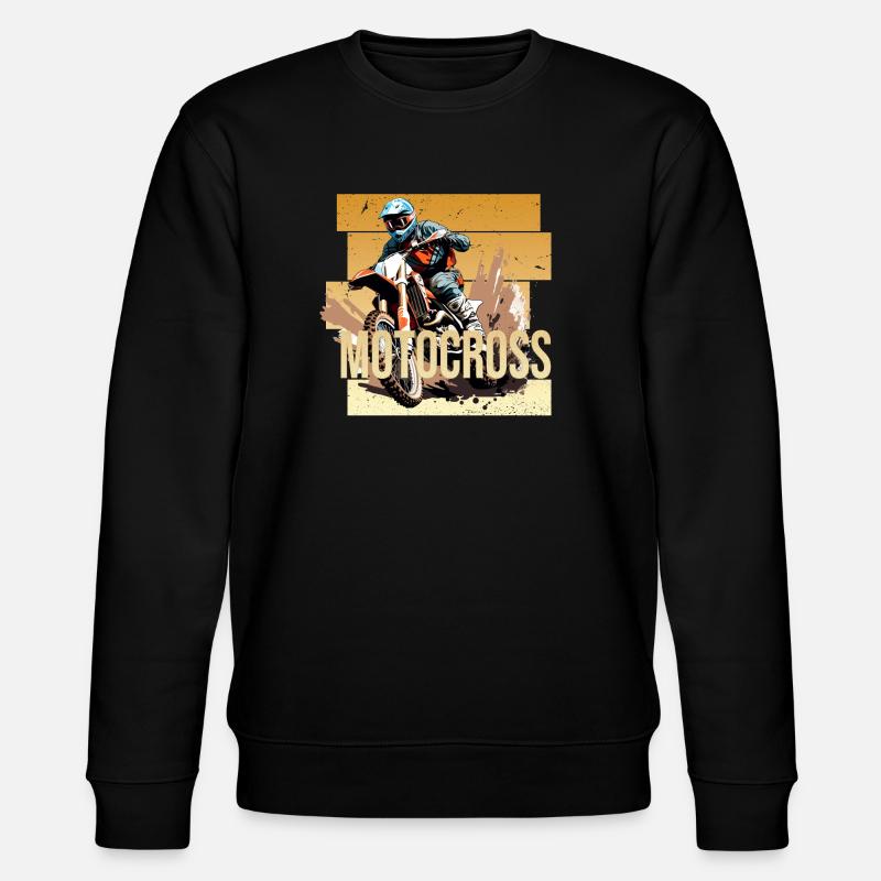 Motocross - Stanley/Stella Unisex Bio-Sweatshirt CHANGER  - Schwarz