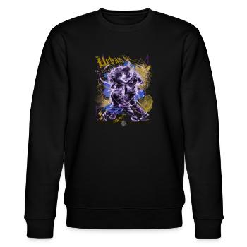 Kizomba Social Perspektiv Urban Kiz - Stanley/Stella Unisex Bio-Sweatshirt CHANGER  - Schwarz - Vorne - Nik (191cm) & Marisol (170cm)