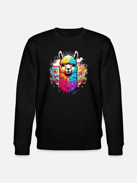 Alpaca - Stanley/Stella CHANGER Unisex Organic Sweatshirt - black