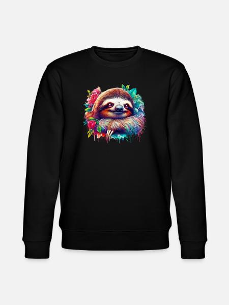 Sloth - Stanley/Stella CHANGER Unisex Organic Sweatshirt - black