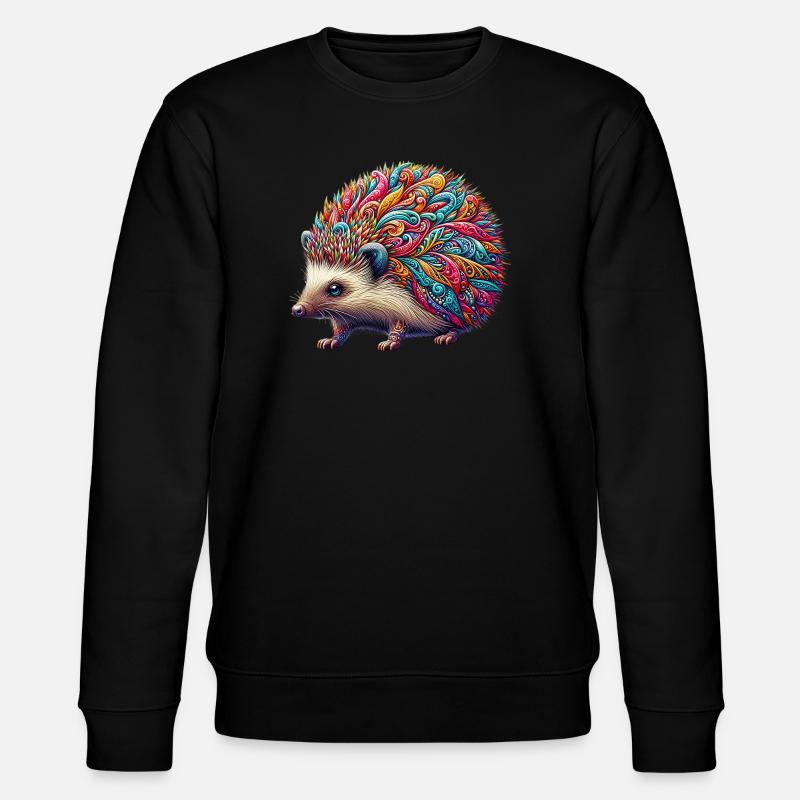 Igel - Stanley/Stella Unisex Bio-Sweatshirt CHANGER  - Schwarz