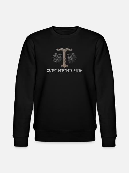Odinist Order Great Heathen Army - Stanley/Stella CHANGER Unisex Organic Sweatshirt - black