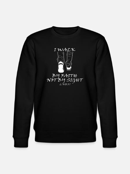 Inspirational sneaker message - Stanley/Stella CHANGER Unisex Organic Sweatshirt - black