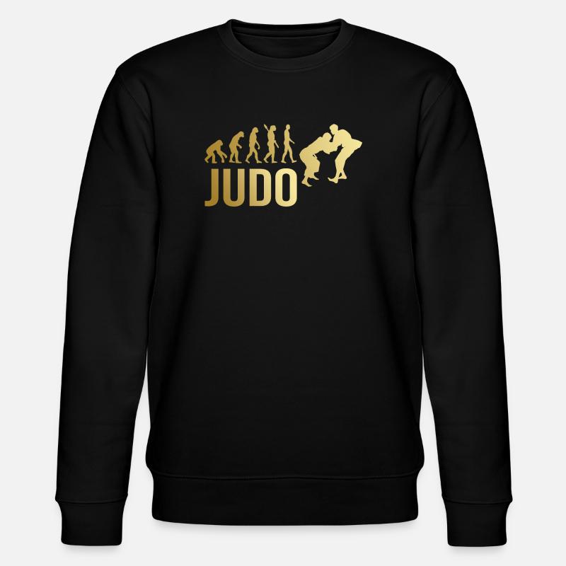 Judo Evolution - Stanley/Stella Unisex Bio-Sweatshirt CHANGER  - Schwarz