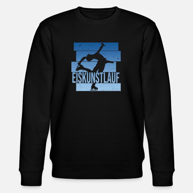 Eiskunstlauf - Stanley/Stella Unisex Bio-Sweatshirt CHANGER  - Schwarz
