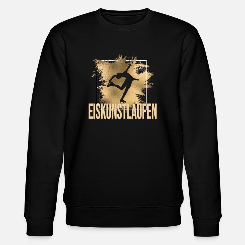 Eiskunstlauf - Stanley/Stella Unisex Bio-Sweatshirt CHANGER  - Schwarz