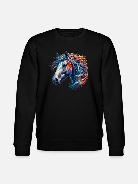 Cheval - Sweat bio CHANGER Stanley/Stella Unisexe - noir