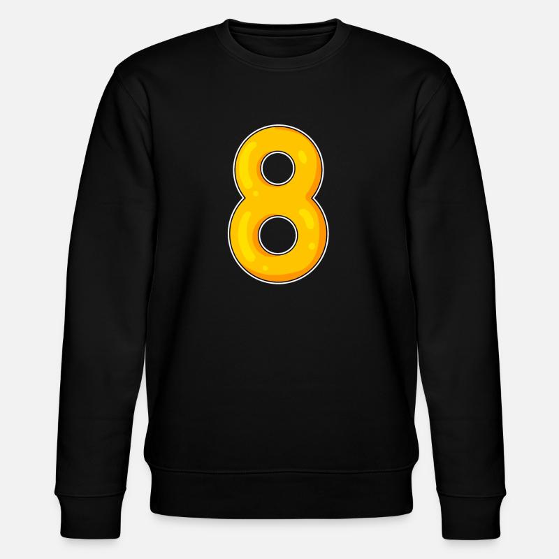 8 Gelb - Stanley/Stella Unisex Bio-Sweatshirt CHANGER  - Schwarz
