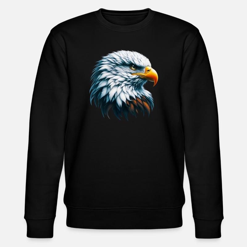 Adler - Stanley/Stella Unisex Bio-Sweatshirt CHANGER - Schwarz