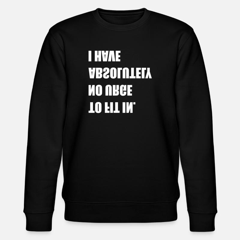 pas envie de s’intégrer - Sweat bio CHANGER Stanley/Stella Unisexe - noir