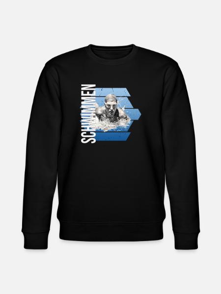 Schwimmen - Stanley/Stella Unisex Bio-Sweatshirt CHANGER - Schwarz