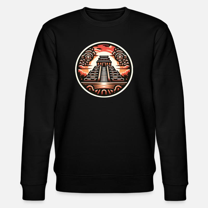 Maya Temple - Stanley/Stella CHANGER Unisex Organic Sweatshirt - black