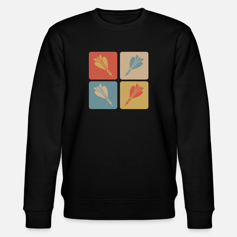 Design de fléchettes - Sweat bio CHANGER Stanley/Stella Unisexe - noir