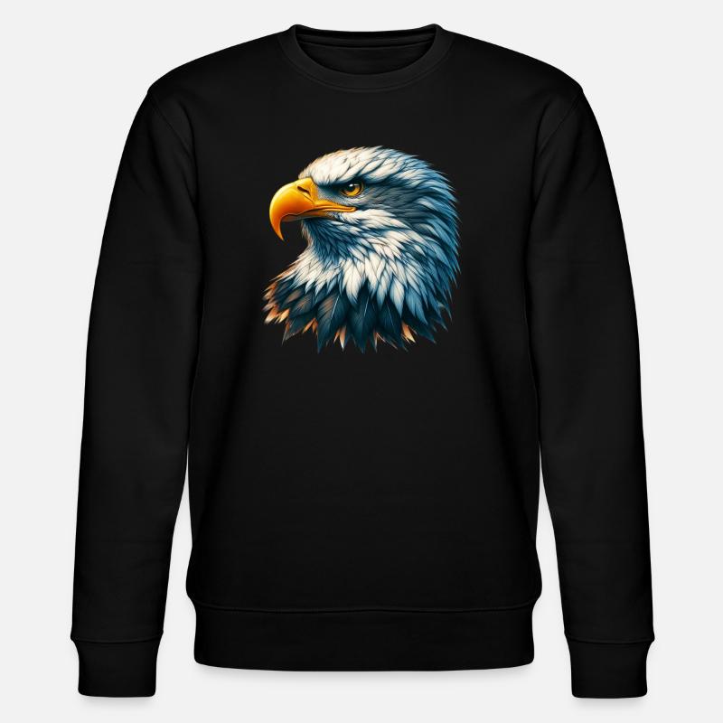 Adler - Stanley/Stella Unisex Bio-Sweatshirt CHANGER  - Schwarz