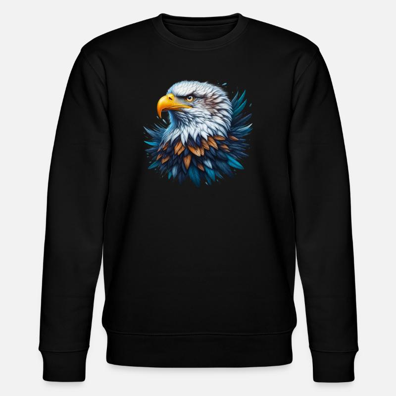 Eagle - Stanley/Stella CHANGER Unisex Organic Sweatshirt - black