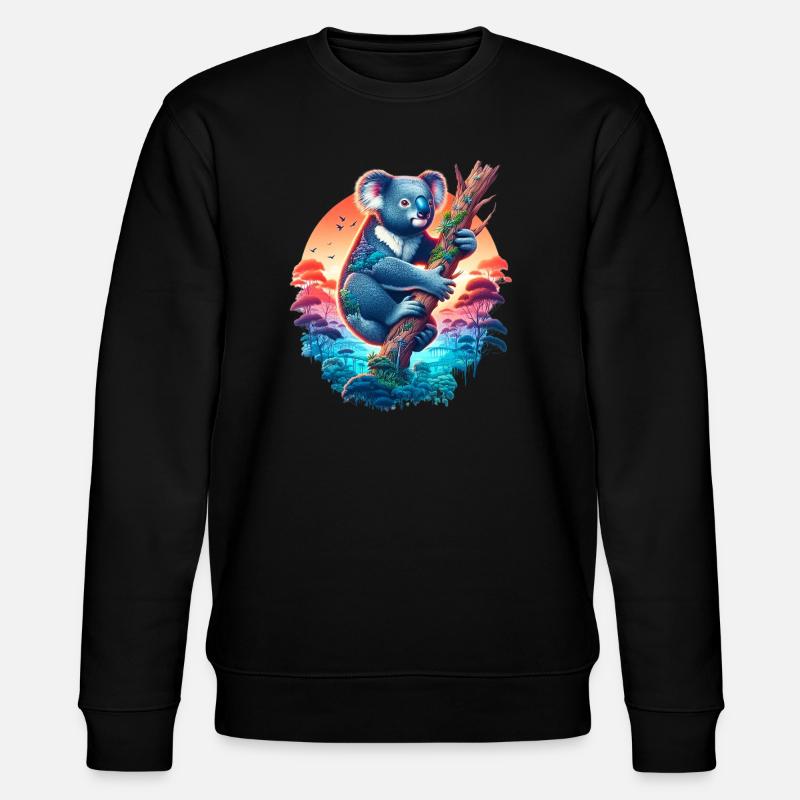 Koala - Sweat bio CHANGER Stanley/Stella Unisexe - noir