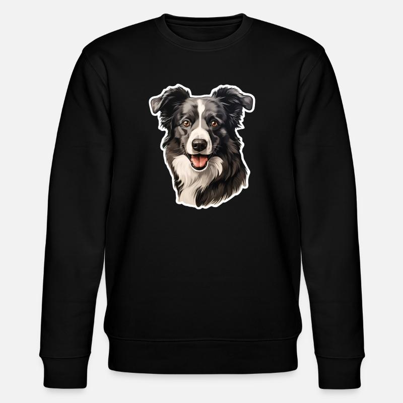 Border Collie - Sweat bio CHANGER Stanley/Stella Unisexe - noir