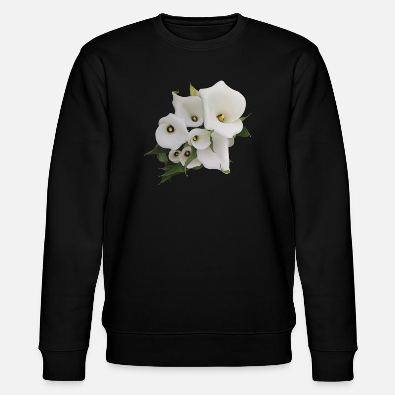 WEISSE CALLAS - Stanley/Stella Unisex Bio-Sweatshirt CHANGER  - Schwarz