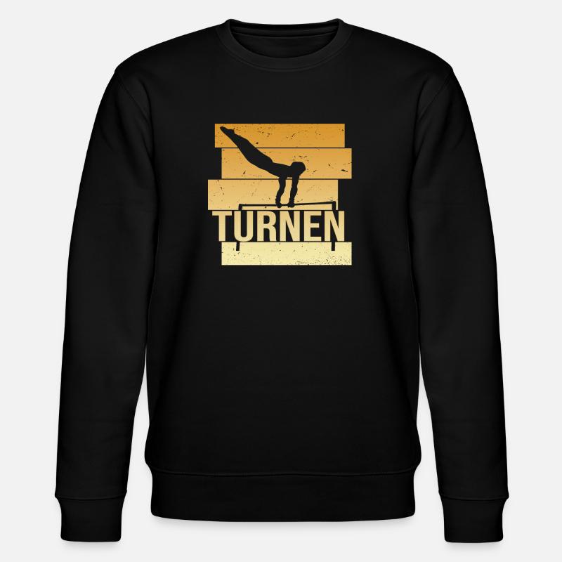 Turnen - Stanley/Stella Unisex Bio-Sweatshirt CHANGER  - Schwarz