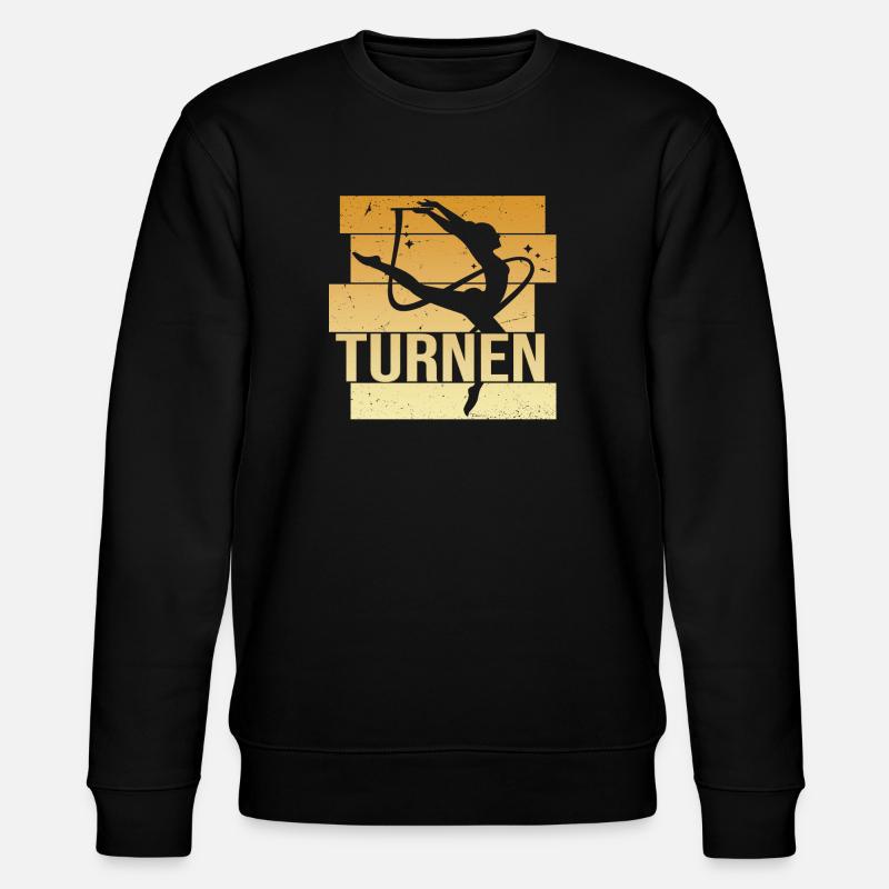 Turnen - Stanley/Stella Unisex Bio-Sweatshirt CHANGER  - Schwarz