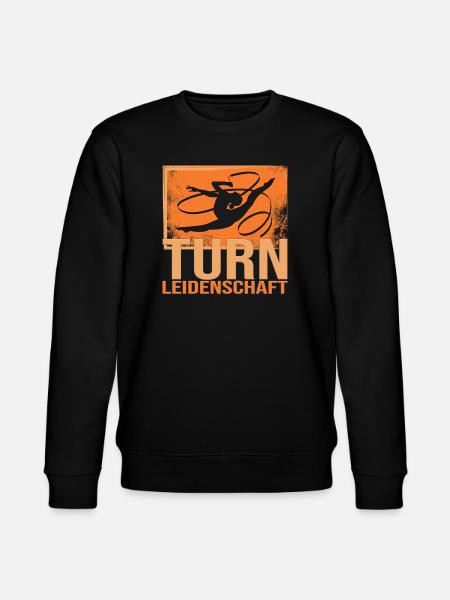 Turn Leidenschaft - Stanley/Stella Unisex Bio-Sweatshirt CHANGER  - Schwarz