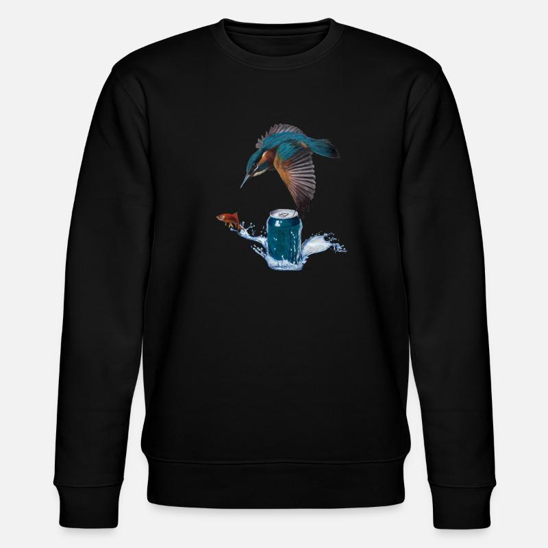 Martin-pêcheur - Sweat bio CHANGER Stanley/Stella Unisexe - noir