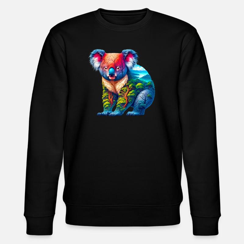Koala - Sweat bio CHANGER Stanley/Stella Unisexe - noir