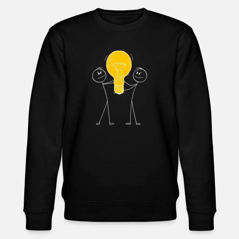 Inner light illuminate the outside - Sweat bio CHANGER Stanley/Stella Unisexe - noir