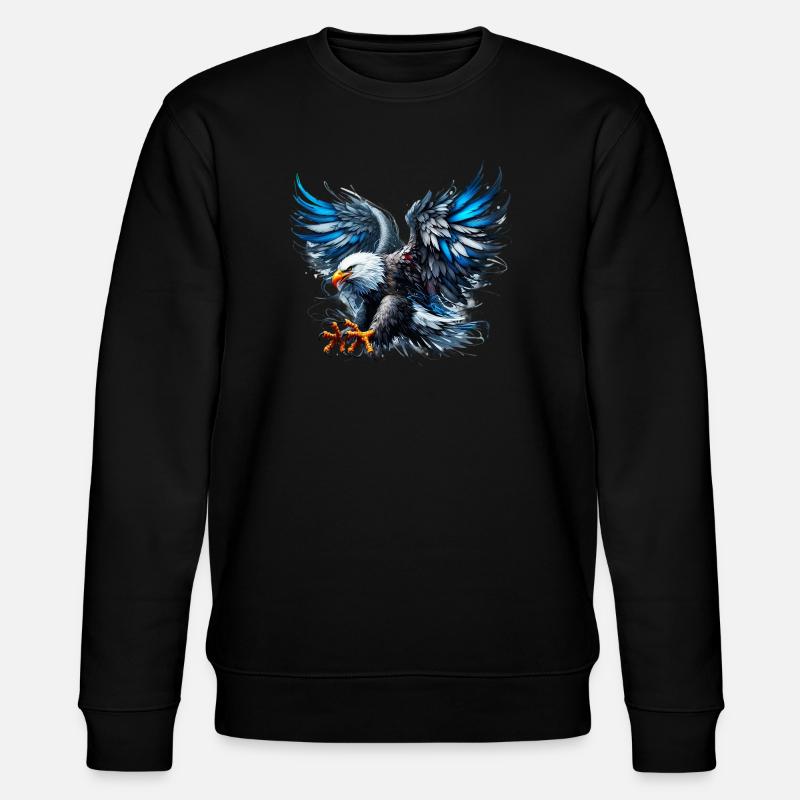 Eagle - Stanley/Stella CHANGER Unisex Organic Sweatshirt - black