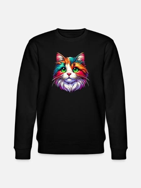Chat - Sweat bio CHANGER Stanley/Stella Unisexe - noir