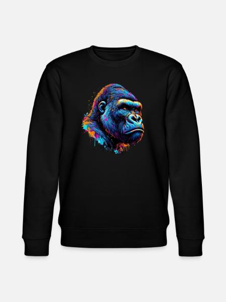 Gorilla - Stanley/Stella CHANGER Unisex Organic Sweatshirt - black