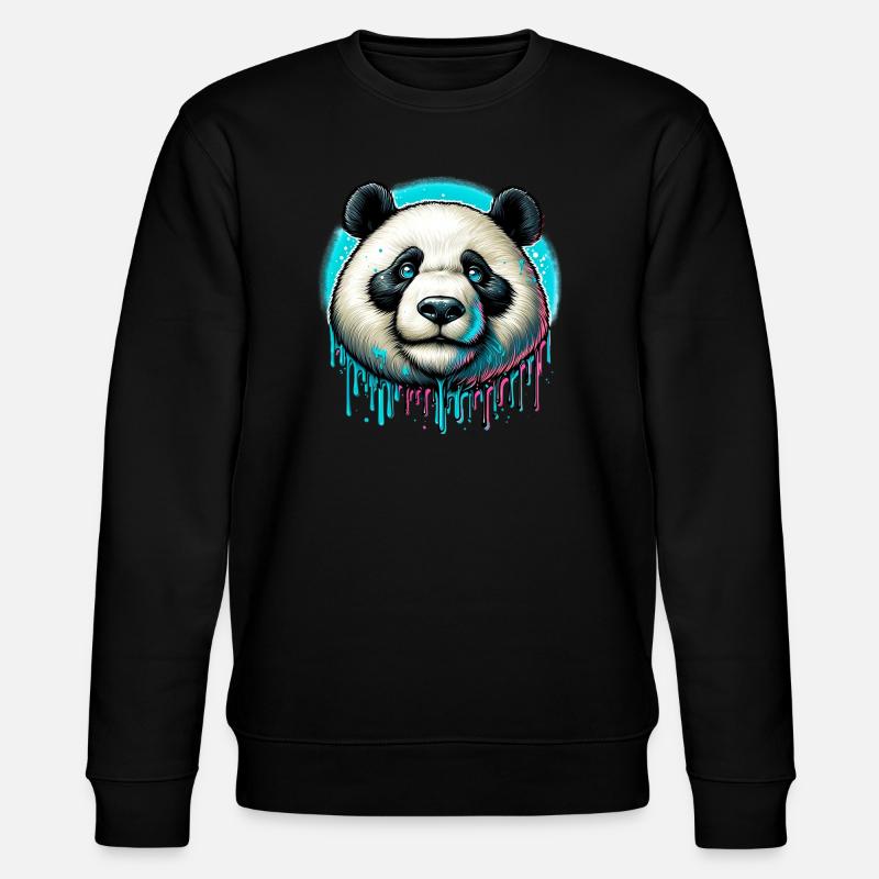 Panda - Sweat bio CHANGER Stanley/Stella Unisexe - noir