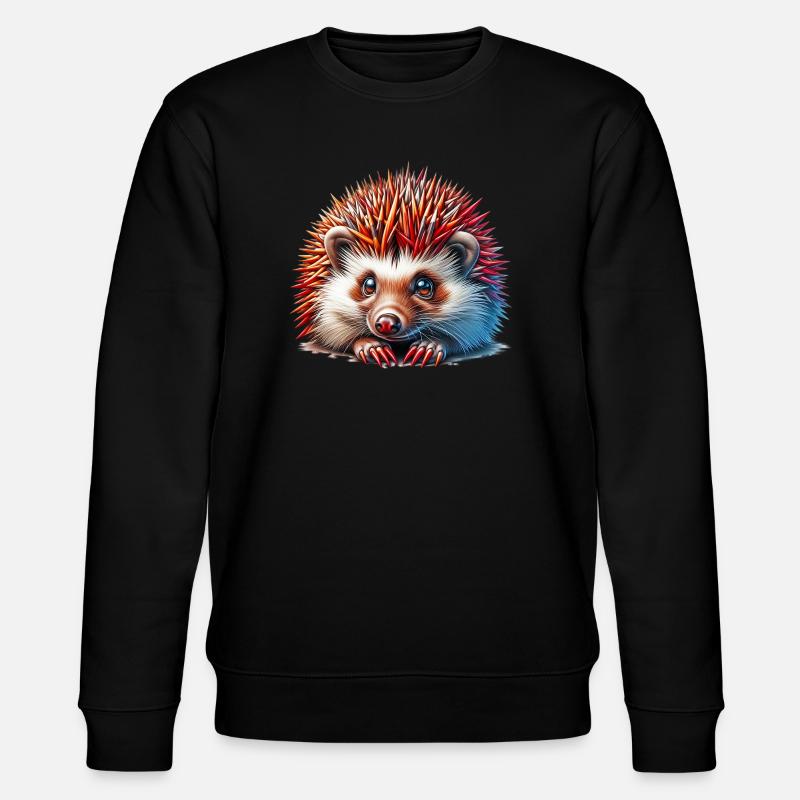 Igel - Stanley/Stella Unisex Bio-Sweatshirt CHANGER  - Schwarz